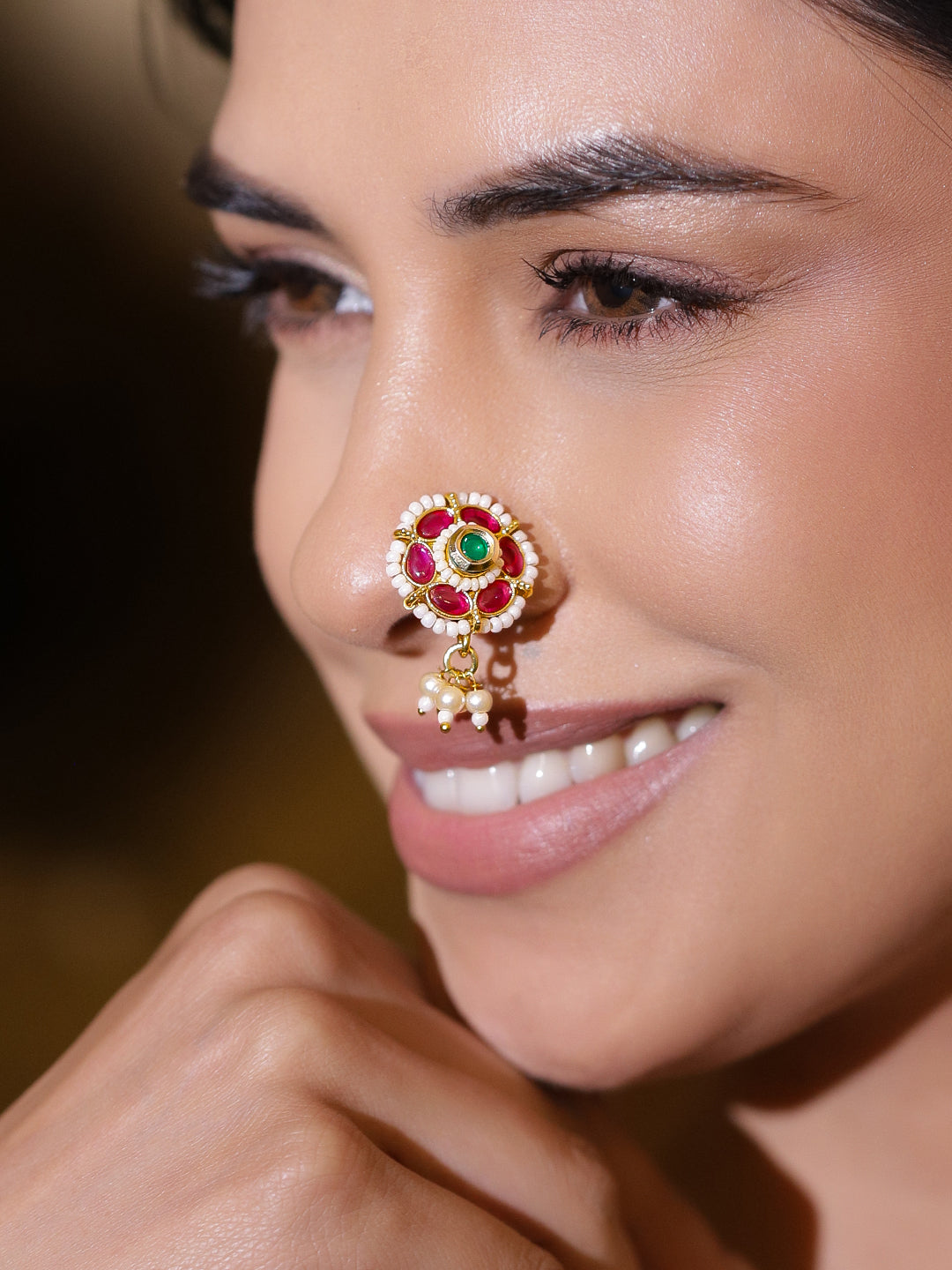 Floral Glory Nose Pin フリーサイズ