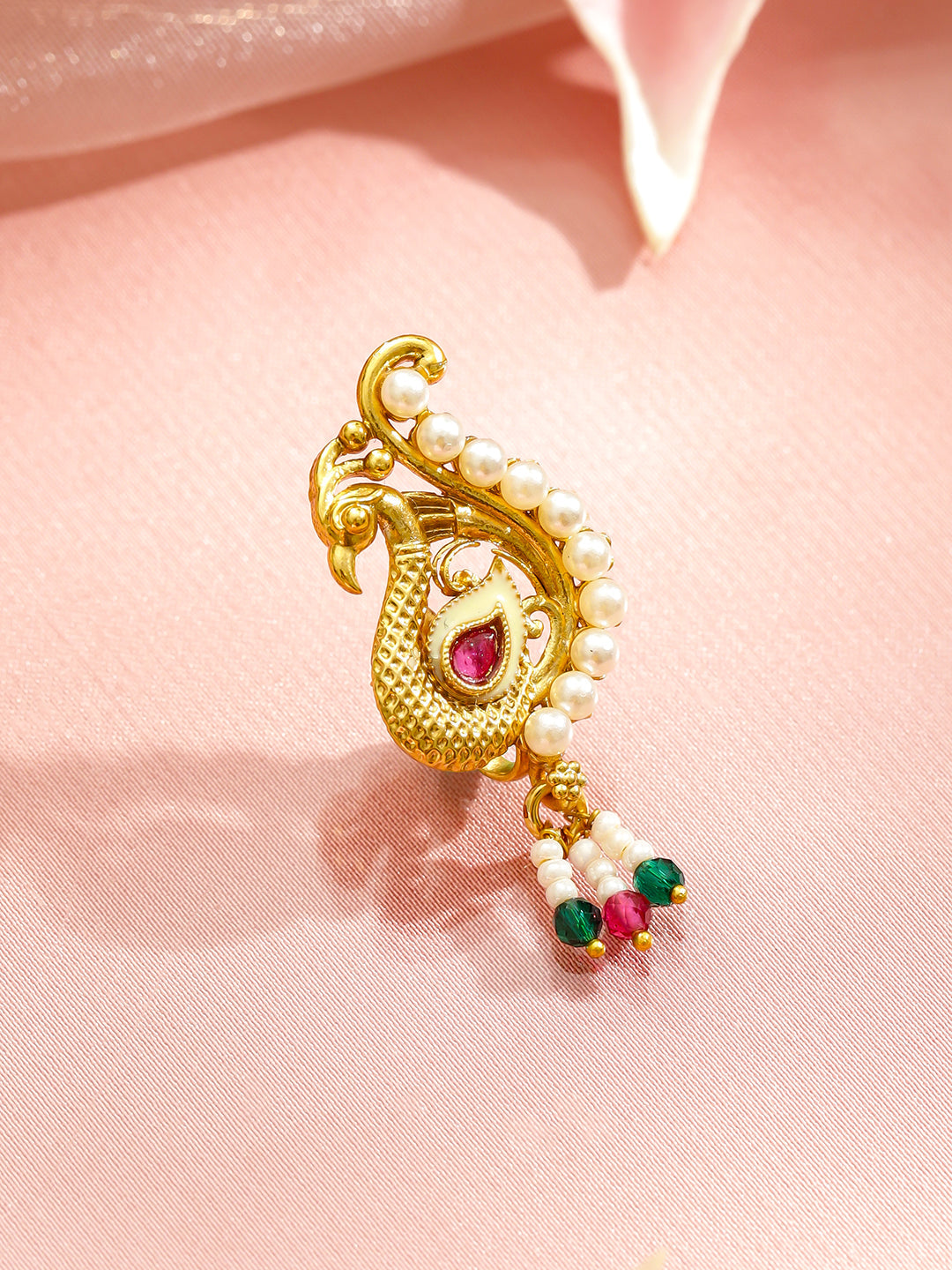 Peacock Glory Nose Ring フリーサイズ