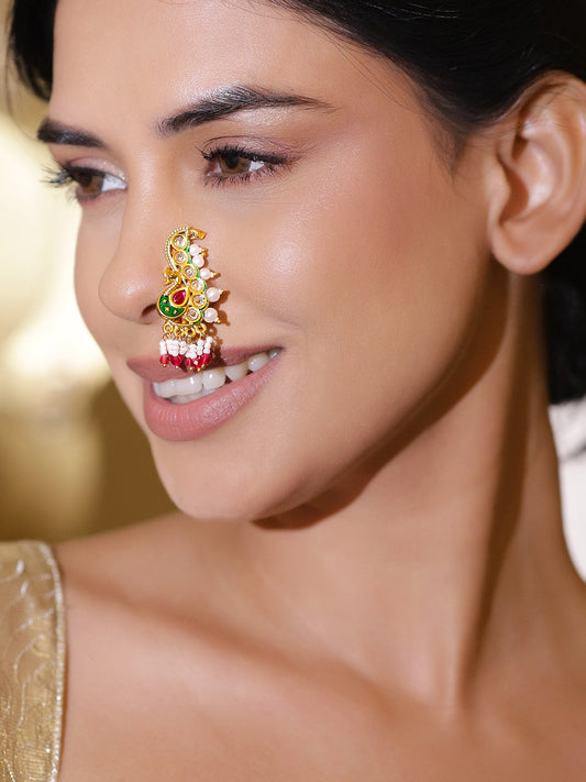 Heritage Peacock Nose Ring フリーサイズ