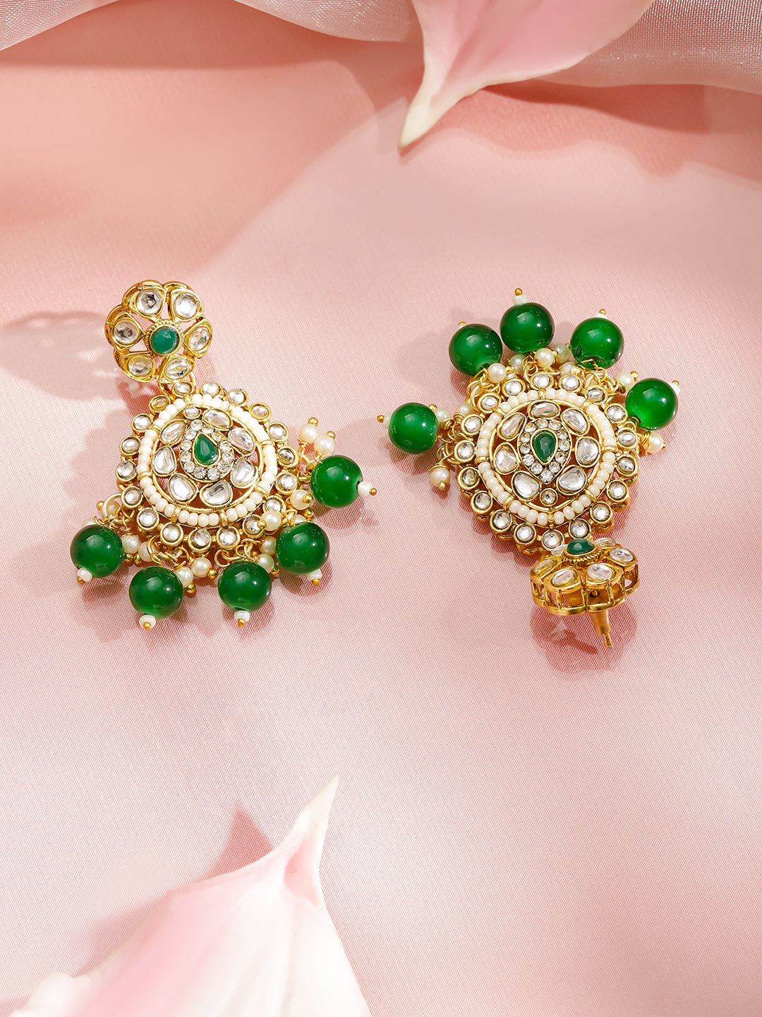 Royal Lustre in Green & White Choker Set フリーサイズ