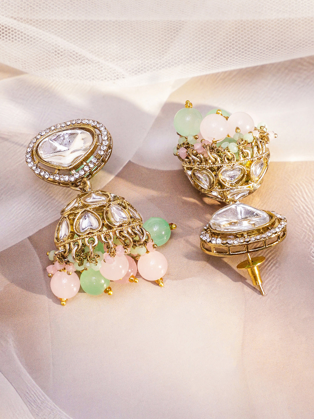 Palace Jewel Luxe Kundan Necklace Set フリーサイズ