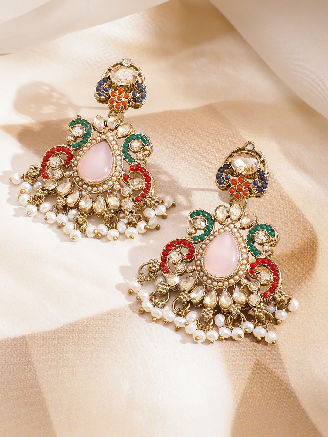 Story of Shades Multicolor Kundan Choker Set フリーサイズ