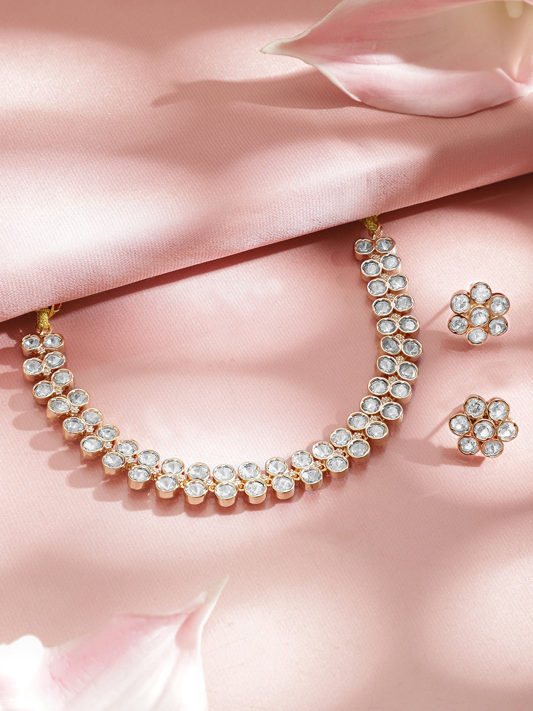Serenity in Kundan Necklace Set フリーサイズ
