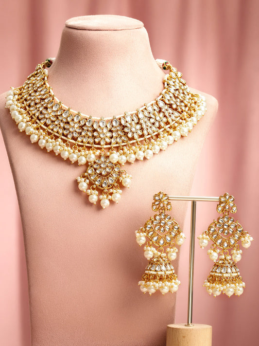Legacy Luxe Kundan Necklace Set フリーサイズ