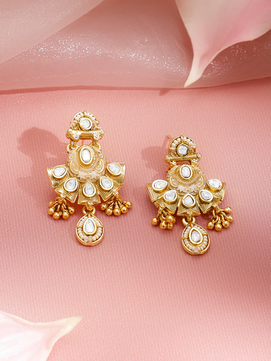 Kundan Dreams Necklace Set フリーサイズ