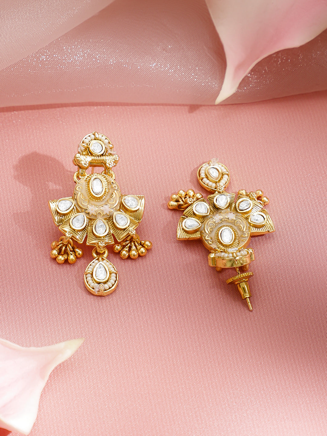 Kundan Dreams Necklace Set フリーサイズ