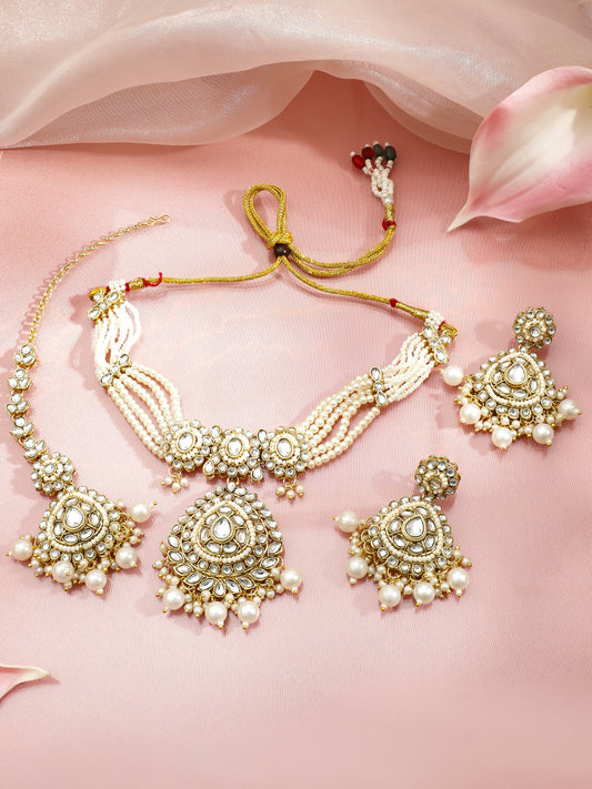 Artisan’s Dream Kundan Necklace Set フリーサイズ