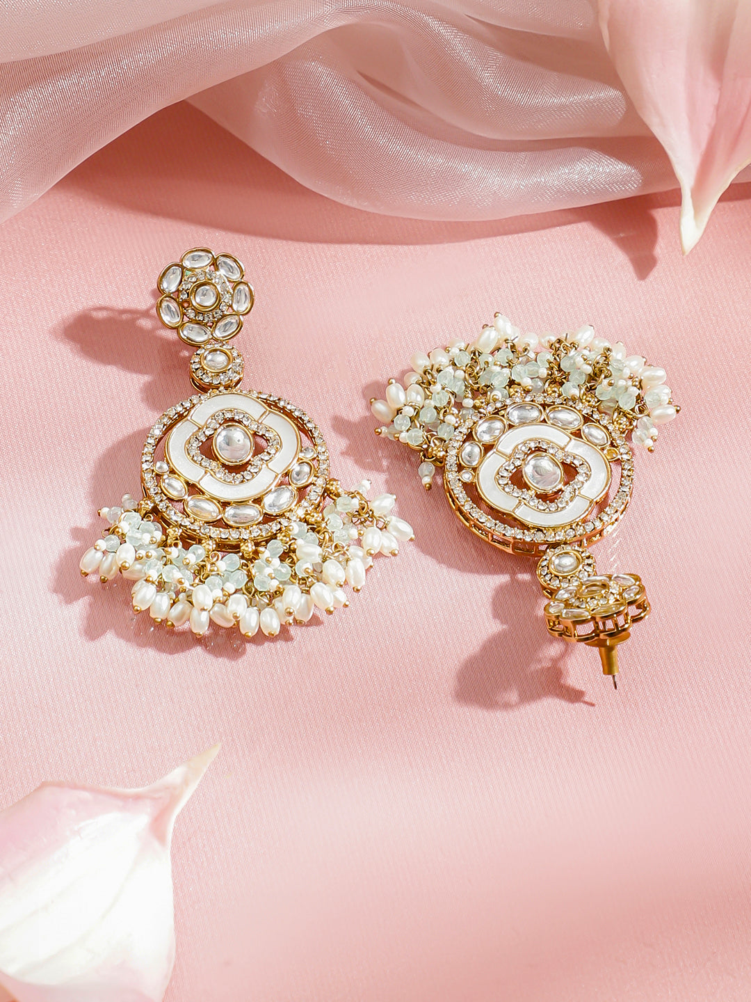 Luxe Radiance Blue & Kundan Choker Set フリーサイズ