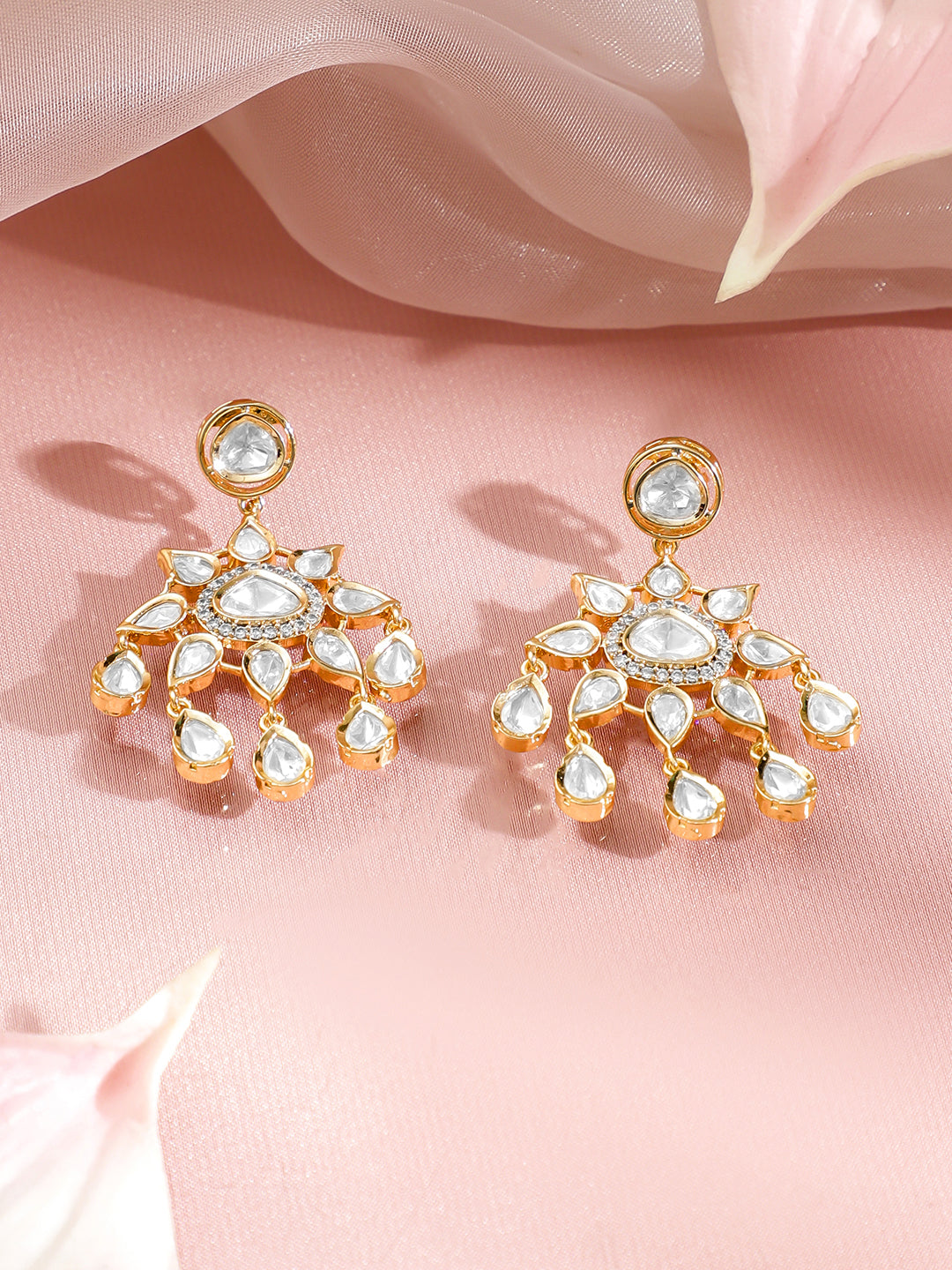 White Tear Drop Necklace Set フリーサイズ