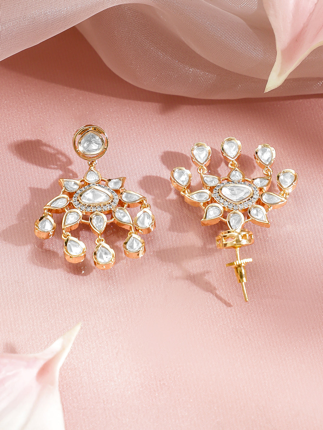 White Tear Drop Necklace Set フリーサイズ
