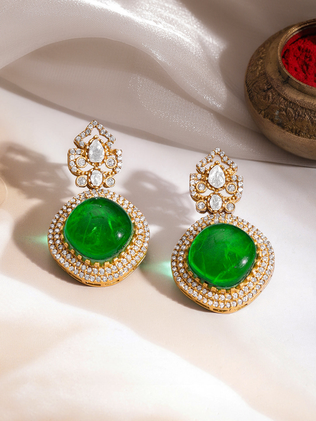 Regal Emerald Sparkle Charm Set フリーサイズ