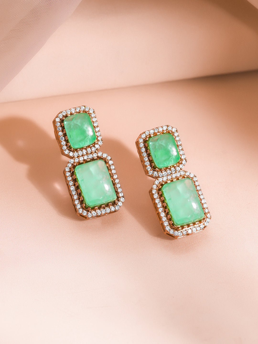 Mint Green Statement Luxe Collar Necklace Set フリーサイズ