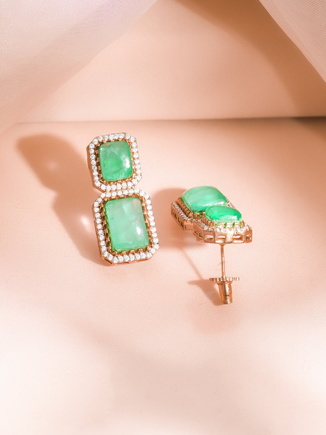 Mint Green Statement Luxe Collar Necklace Set フリーサイズ