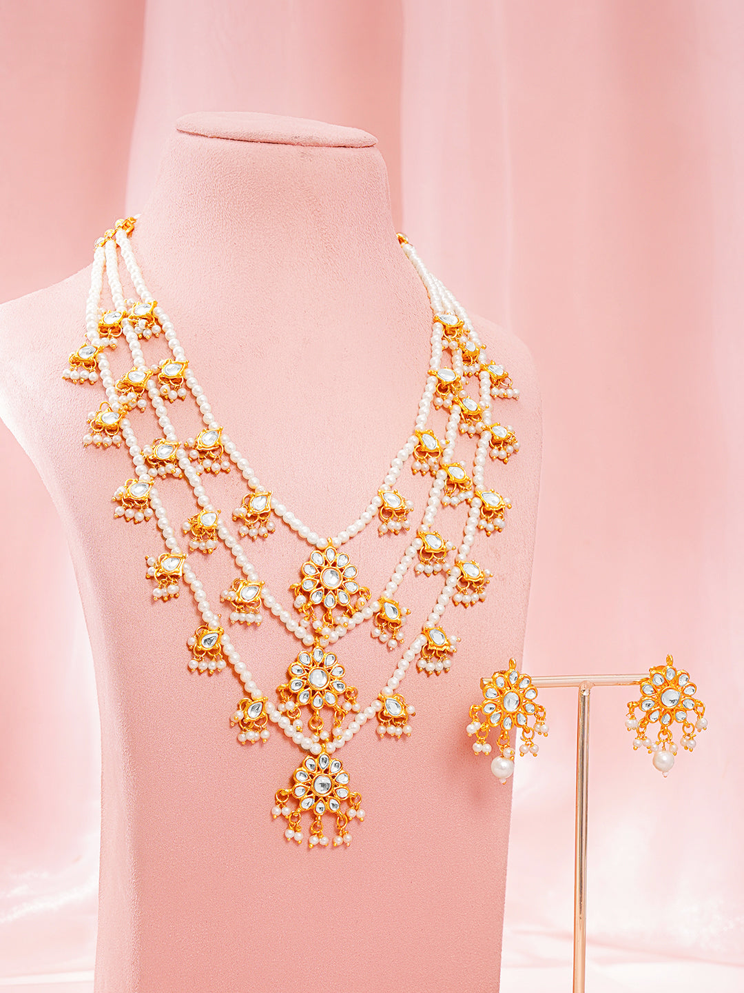 Luxury Pearl Statement Wedding Set フリーサイズ