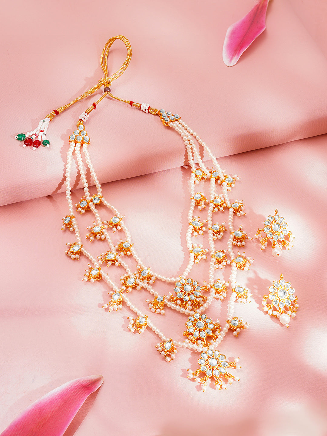 Luxury Pearl Statement Wedding Set フリーサイズ