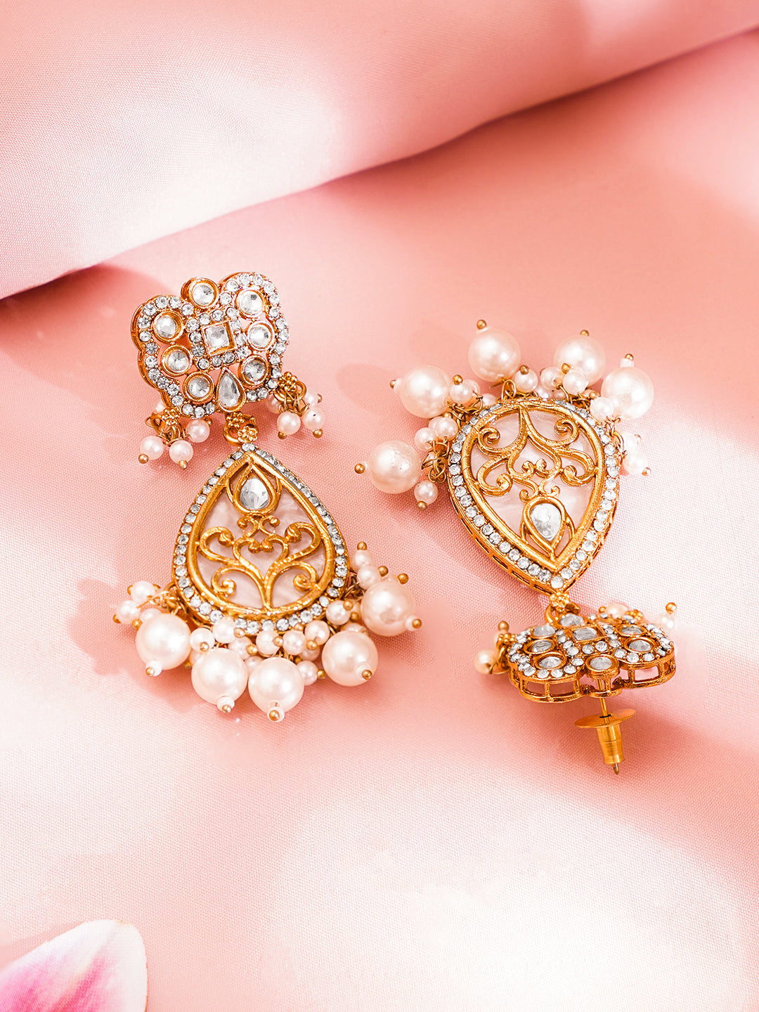 Royal Charm Kundan Statement Set フリーサイズ