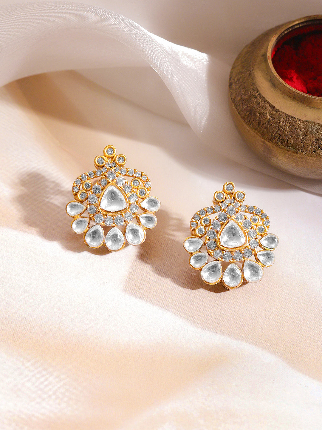 Radiant Kundan Glow Pendant Set フリーサイズ