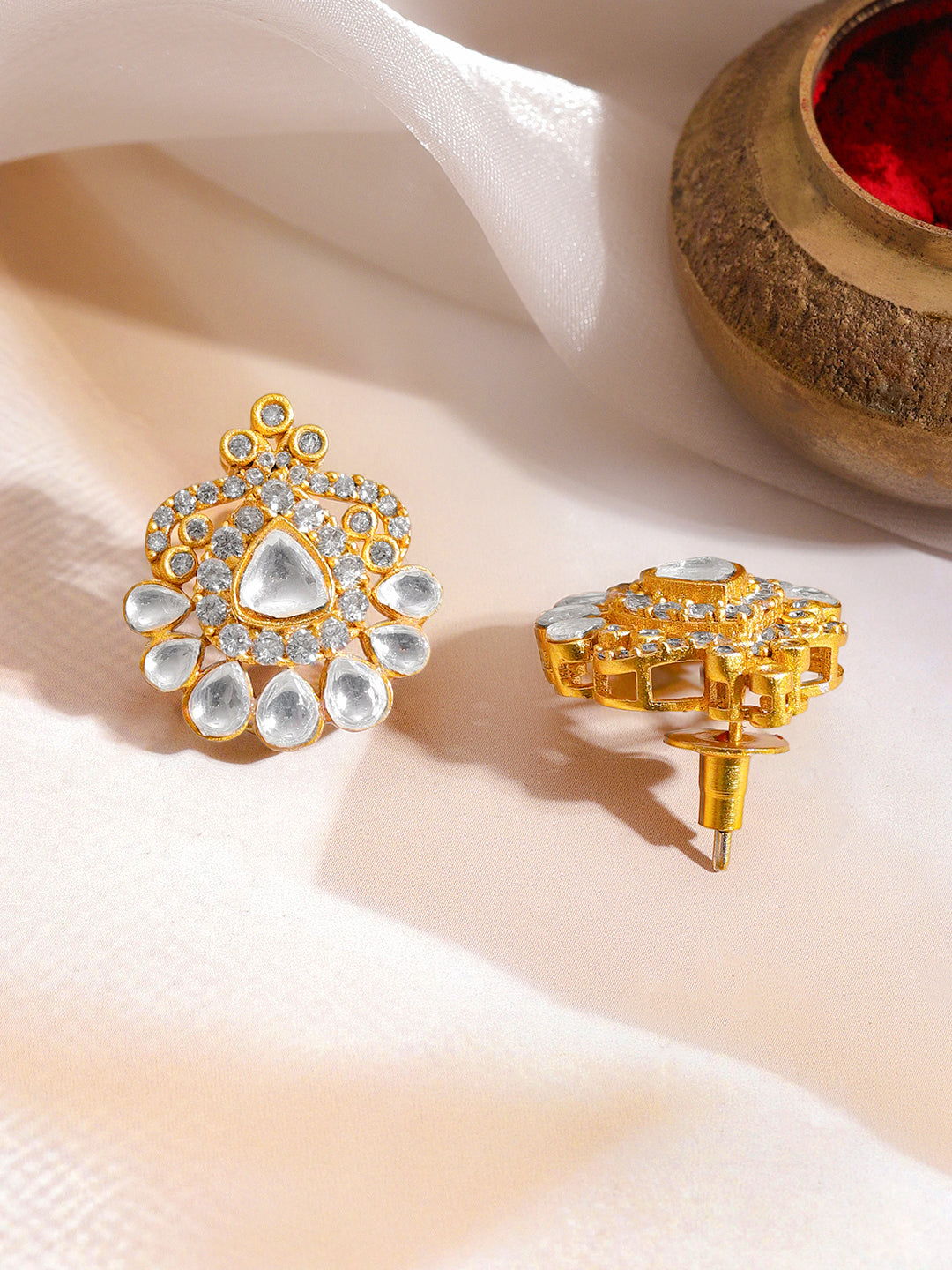 Radiant Kundan Glow Pendant Set フリーサイズ