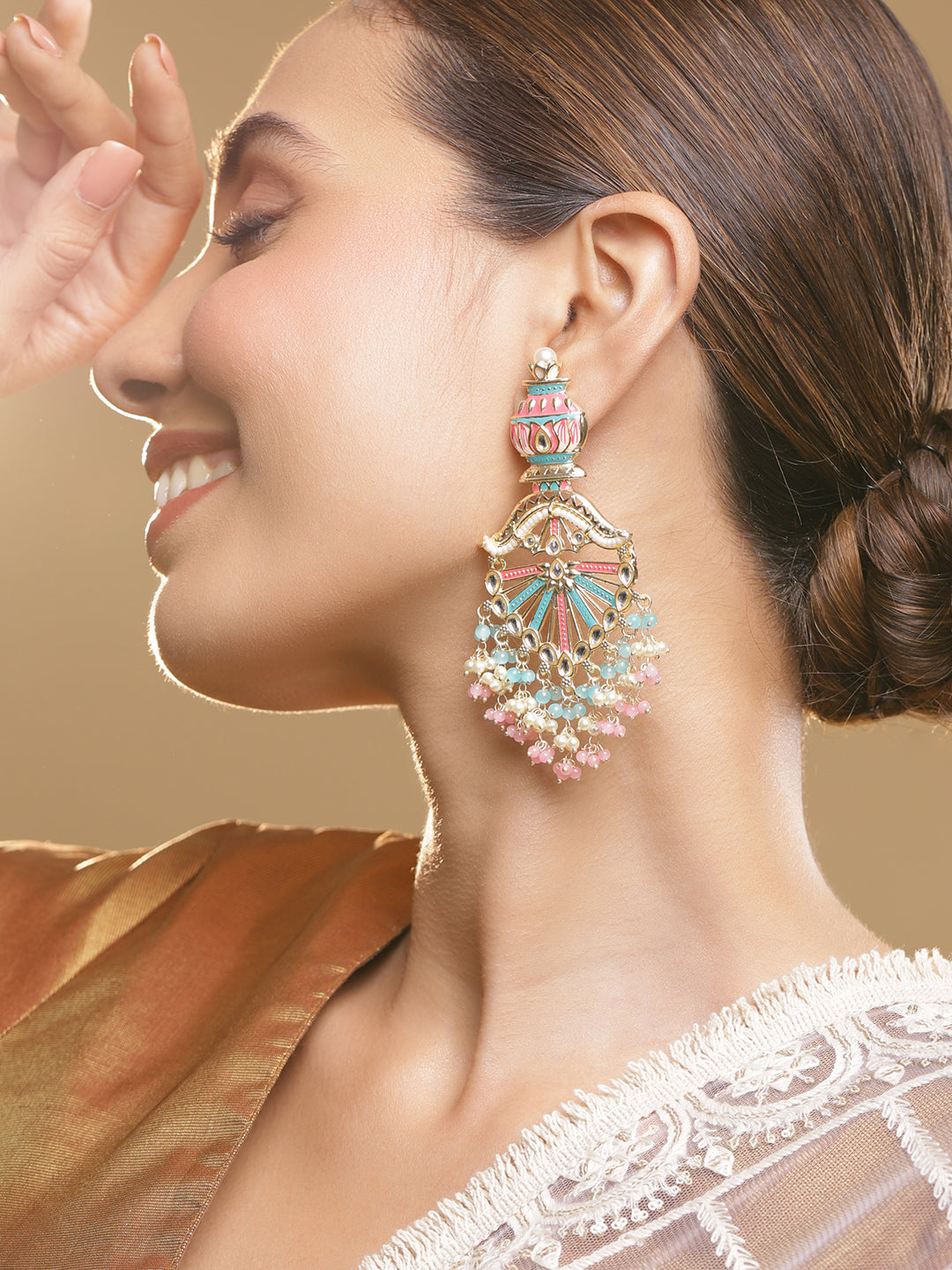 Enchanting Enamel Multicolour Danglers multicolor