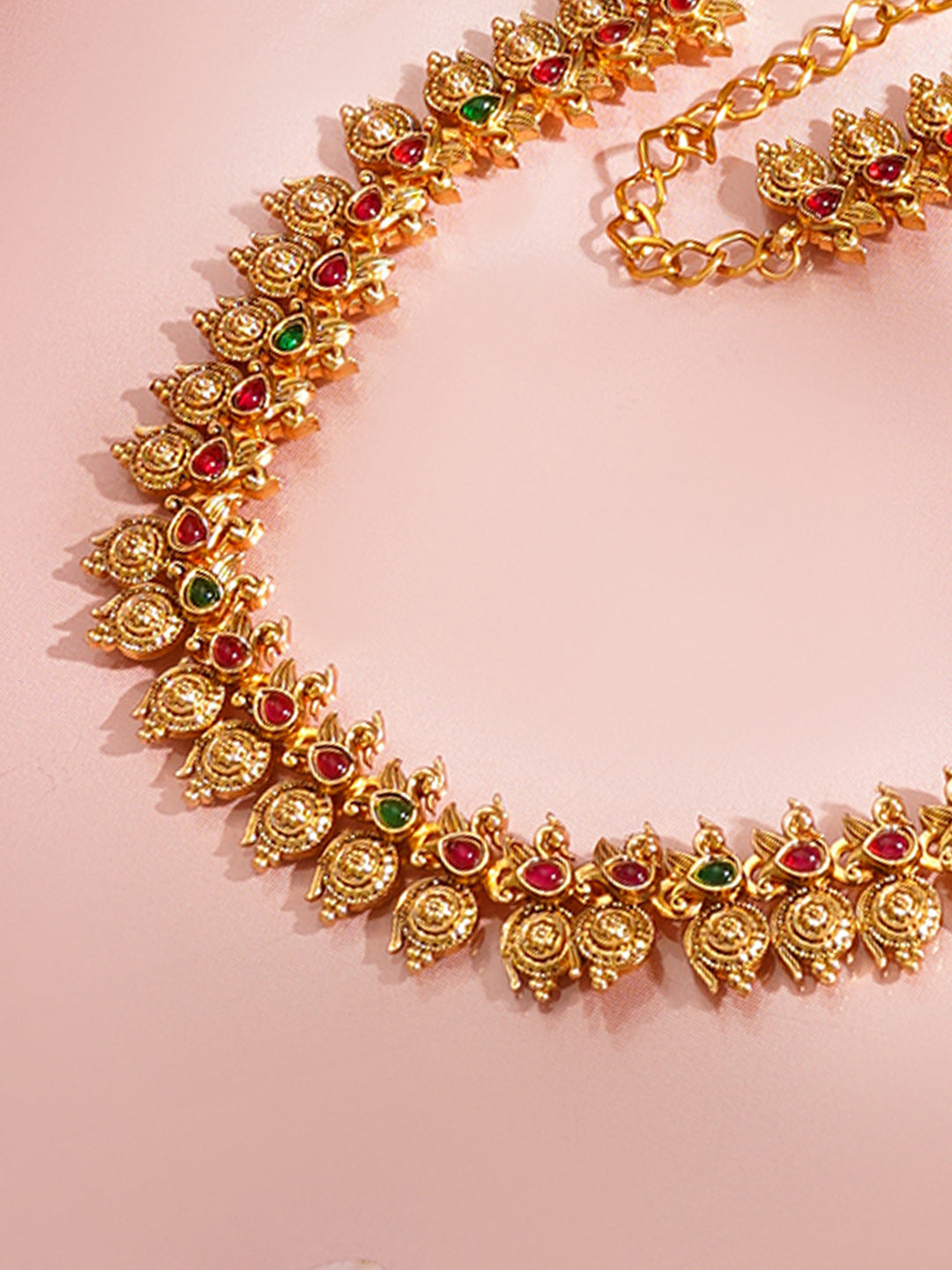 Gold Traditional Kamarbandh Waist Chain フリーサイズ