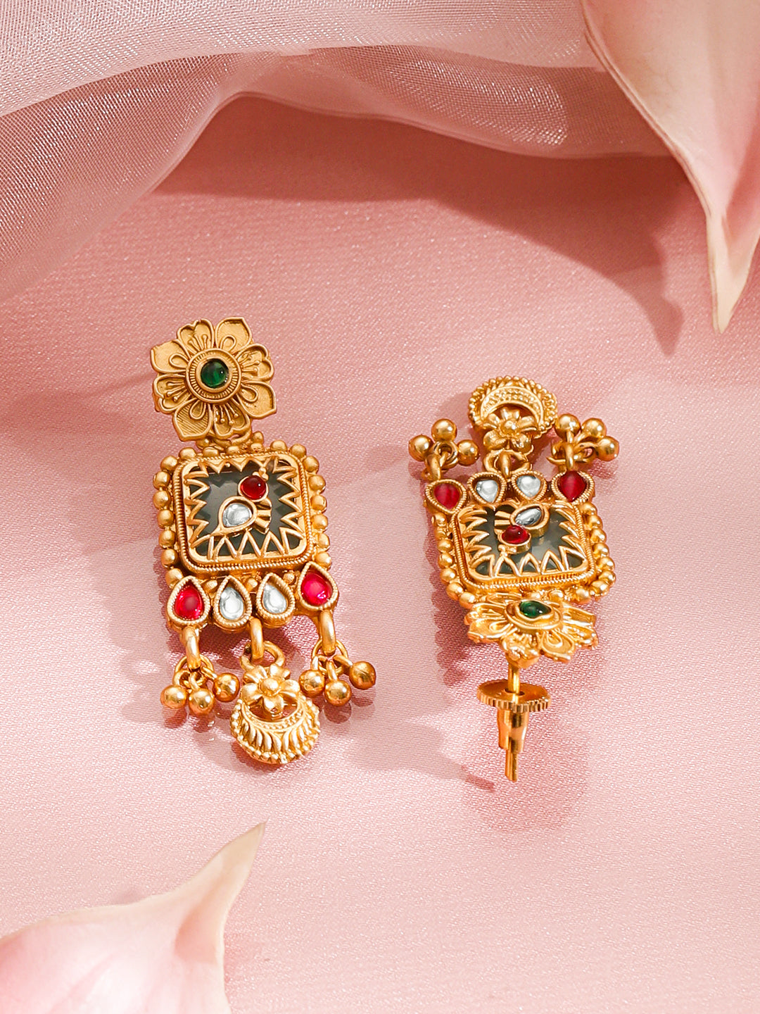 Royal Engraved Gold Necklace Set フリーサイズ
