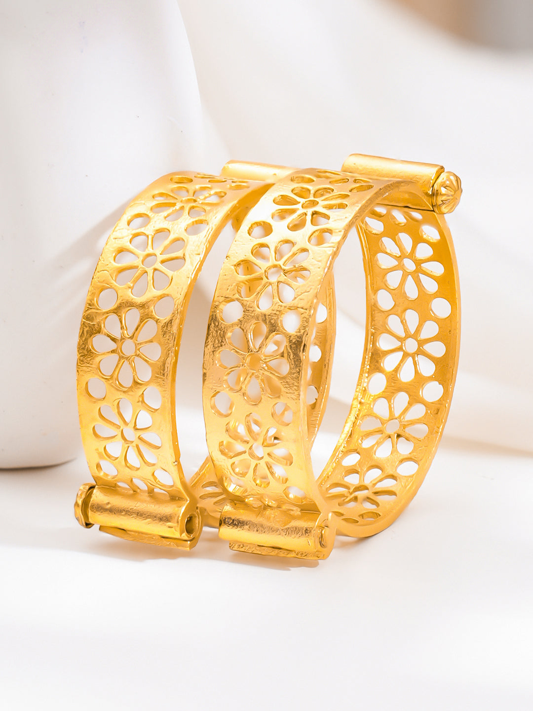 Bloom And Shine Bangle Set Length - One size