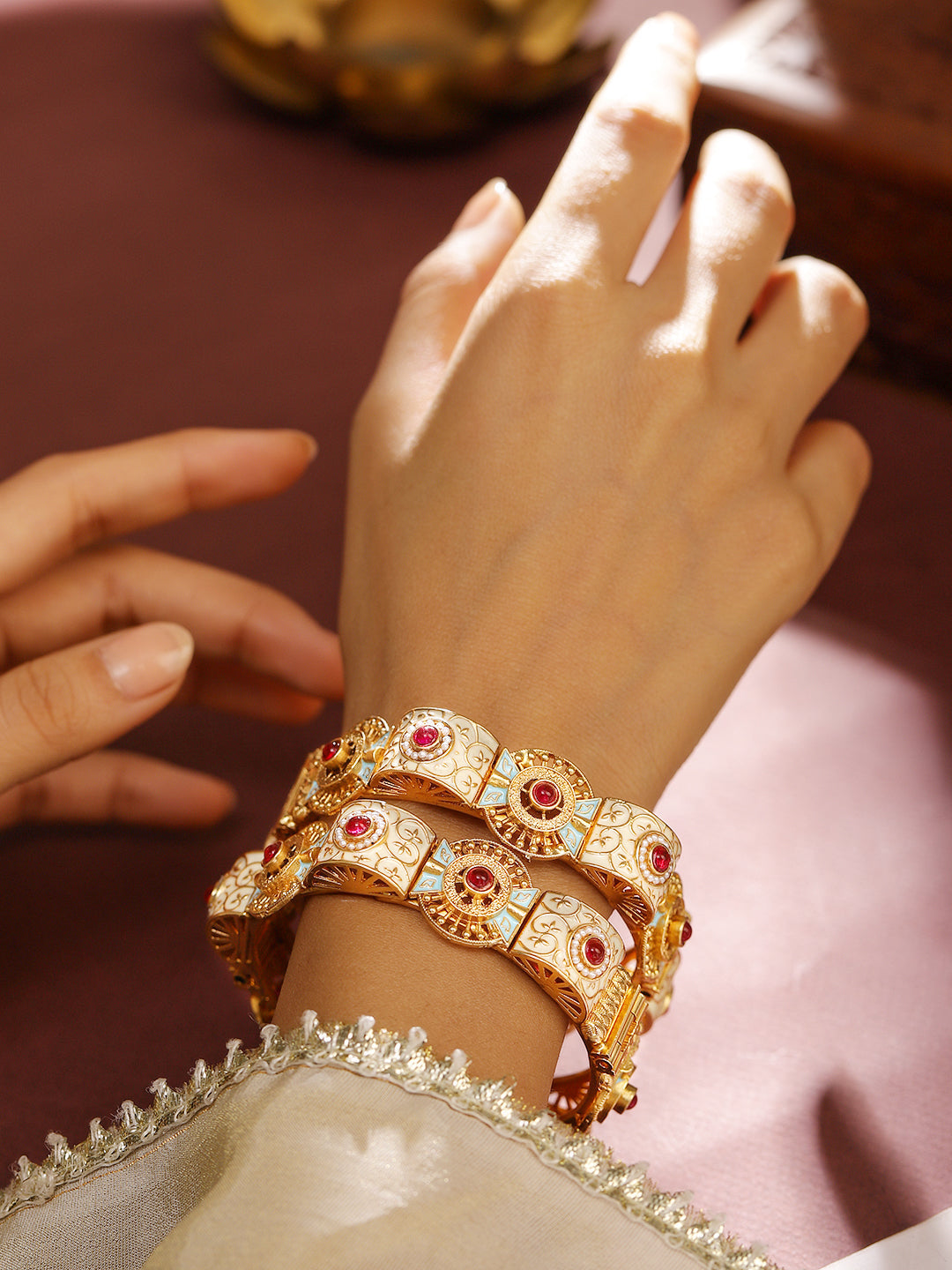 Heritage Multicolour Bangles 2.4 - Small