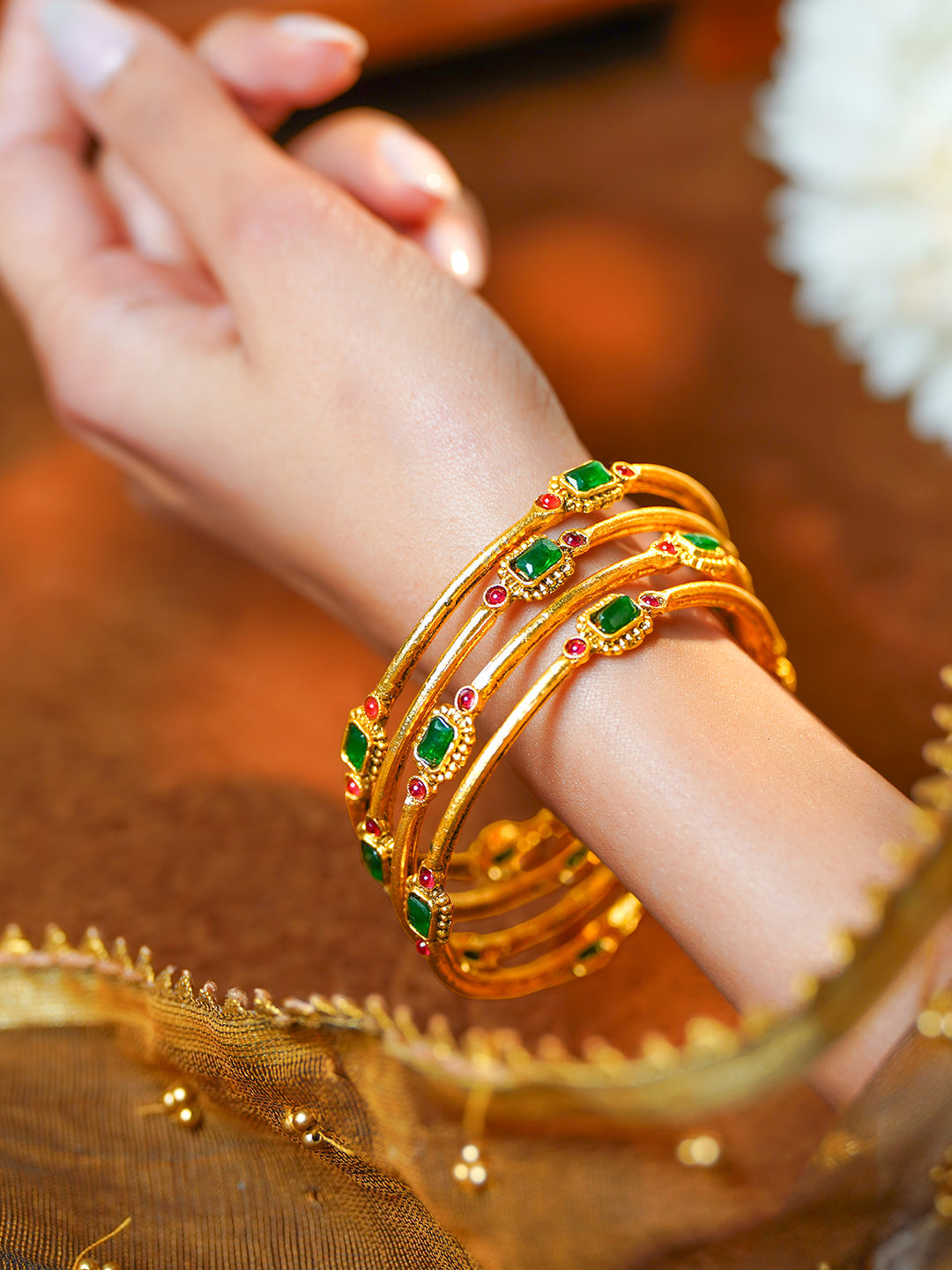 Royal Gold Classic Occasion Bangles 2.6 - Medium