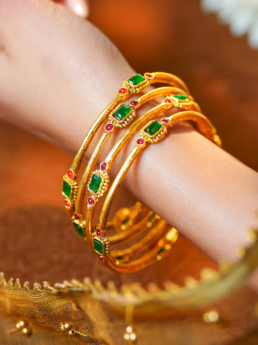 Royal Gold Classic Occasion Bangles 2.8 - Large