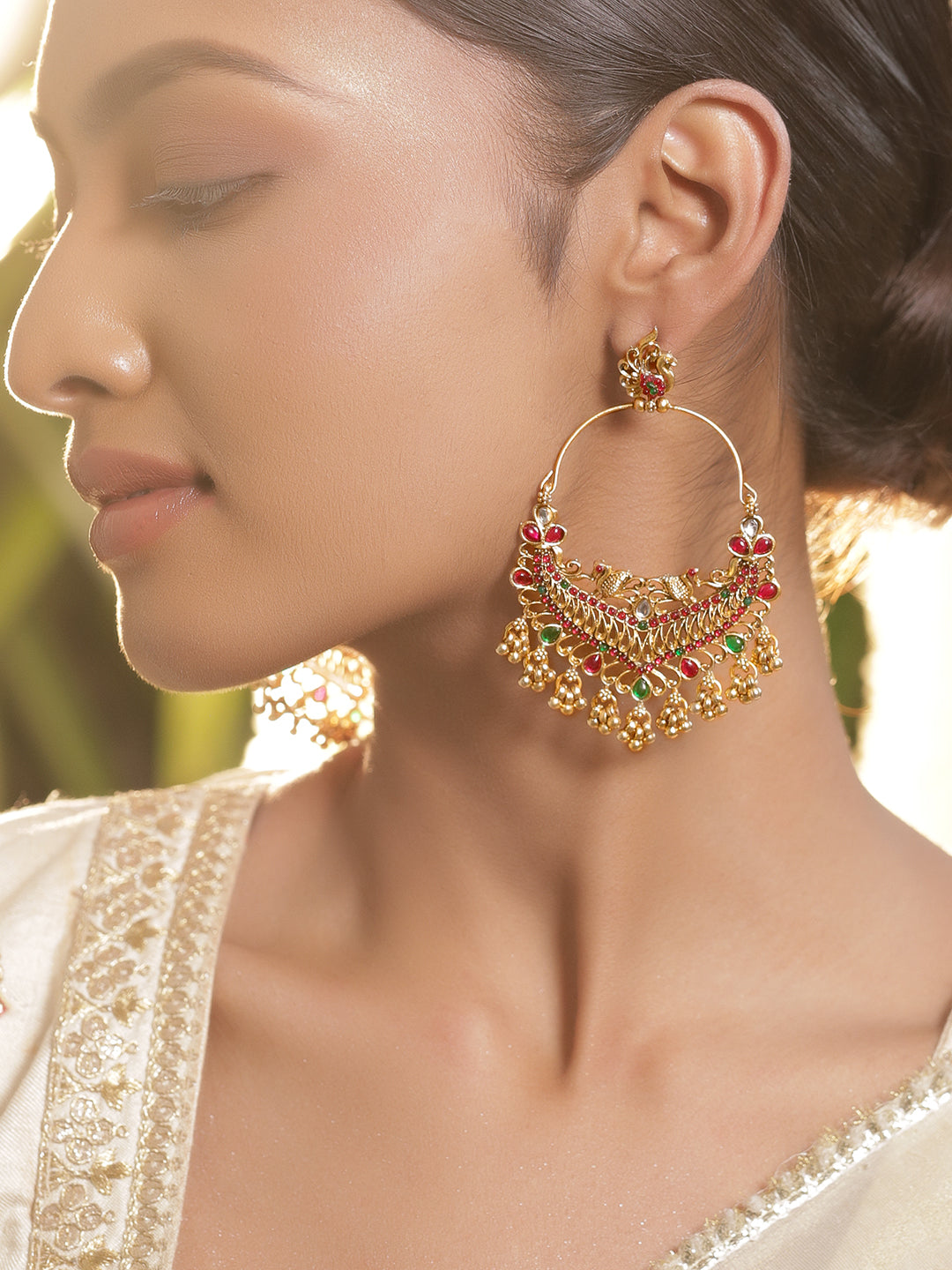 Heritage Charm Light Pink Dangler Earrings フリーサイズ