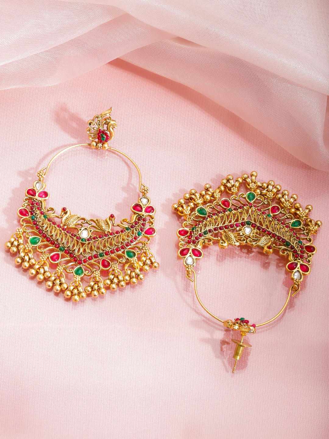 Heritage Charm Light Pink Dangler Earrings フリーサイズ
