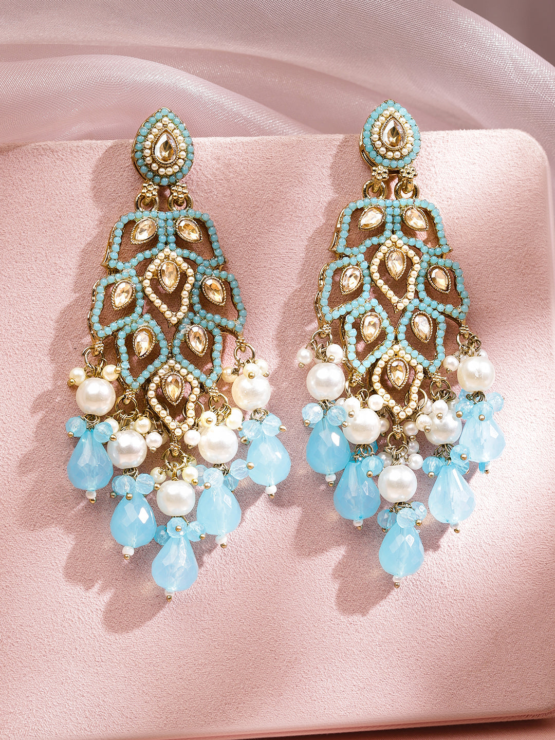 Regal Glow Blue Danglers フリーサイズ