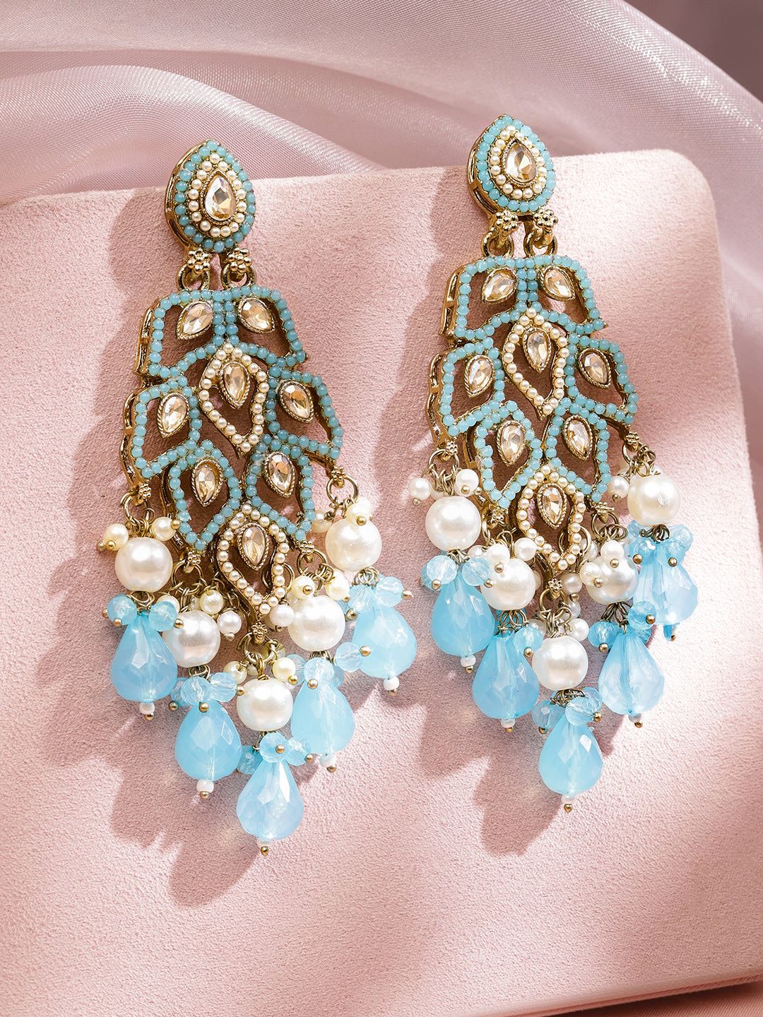 Regal Glow Blue Danglers フリーサイズ
