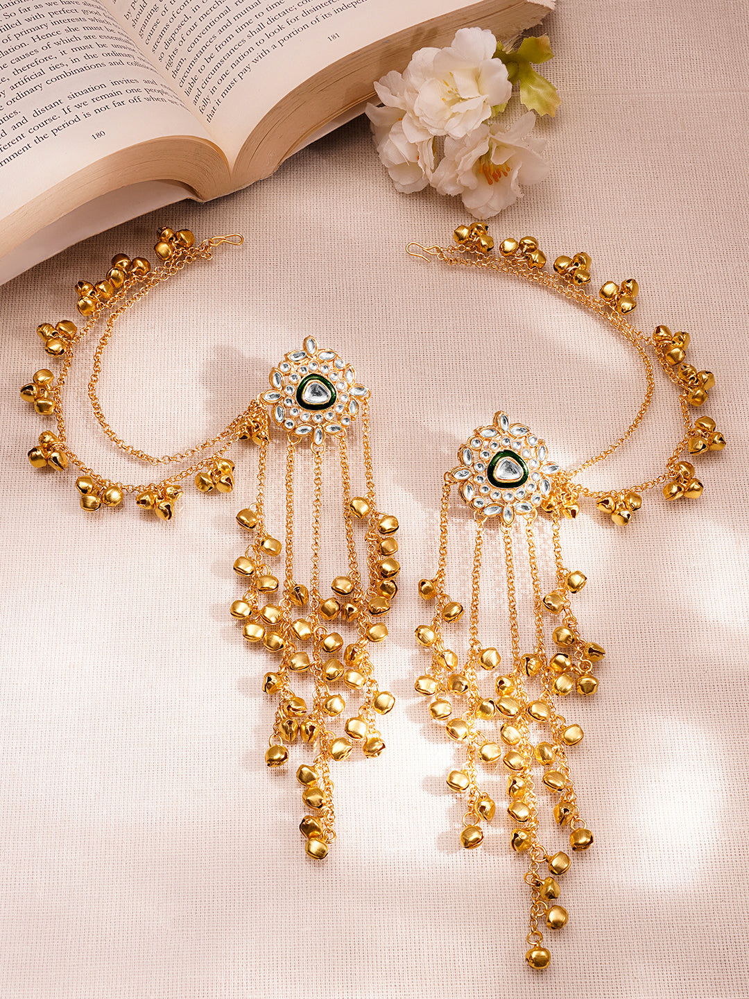 Regal Ghungroo Cascade Ear Kaan Chain フリーサイズ
