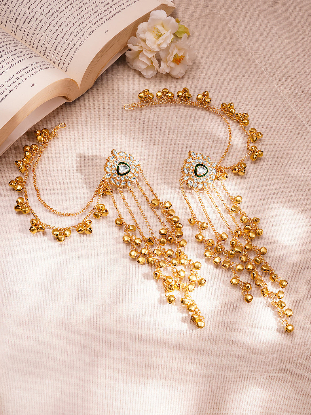 Regal Ghungroo Cascade Ear Kaan Chain フリーサイズ