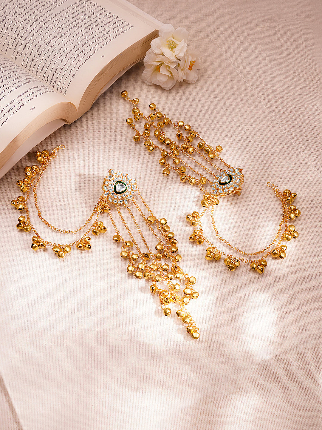 Regal Ghungroo Cascade Ear Kaan Chain フリーサイズ