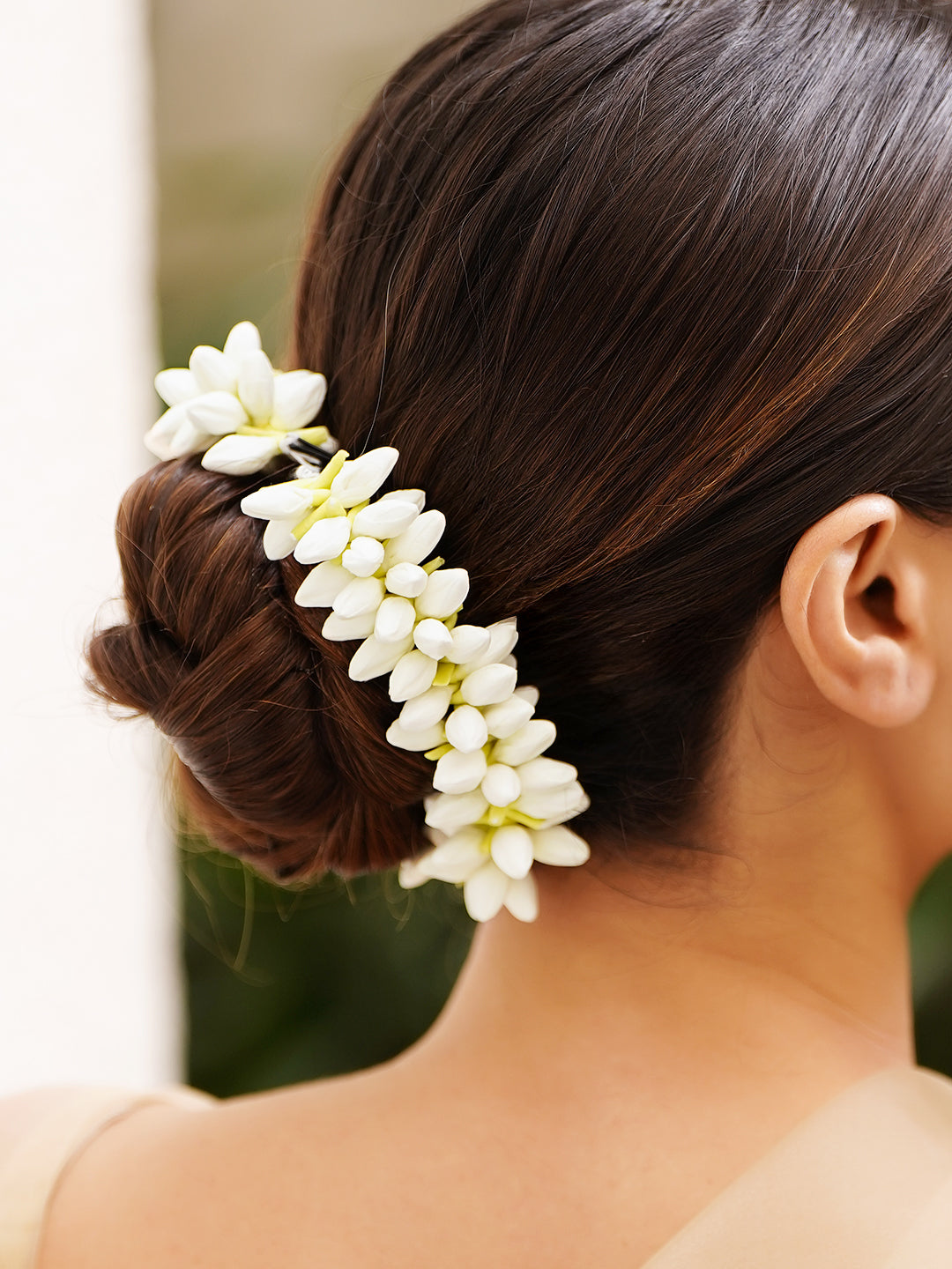 Floral Half Bun Hair Accessory フリーサイズ