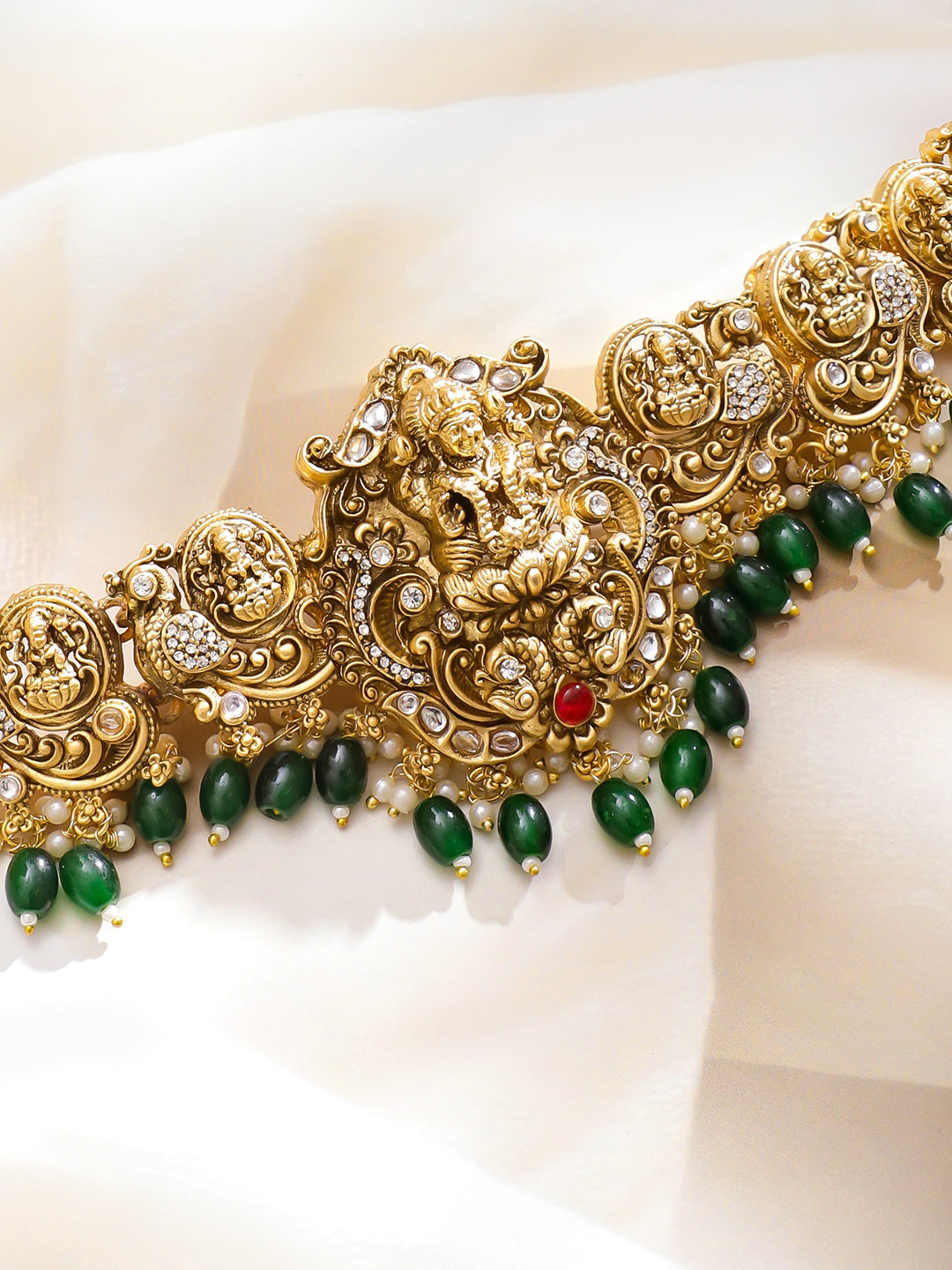 Rubans Artificial Beads Studded Waist Chain Saree Accessories フリーサイズ
