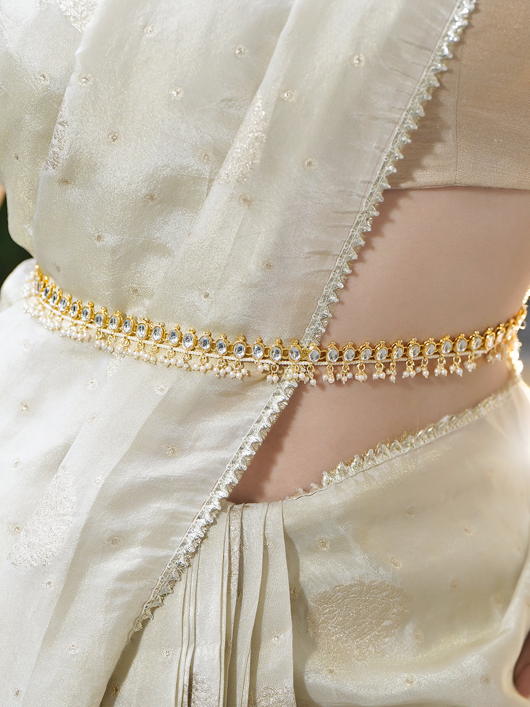 Royal Heritage Kundan Kamarbandh フリーサイズ