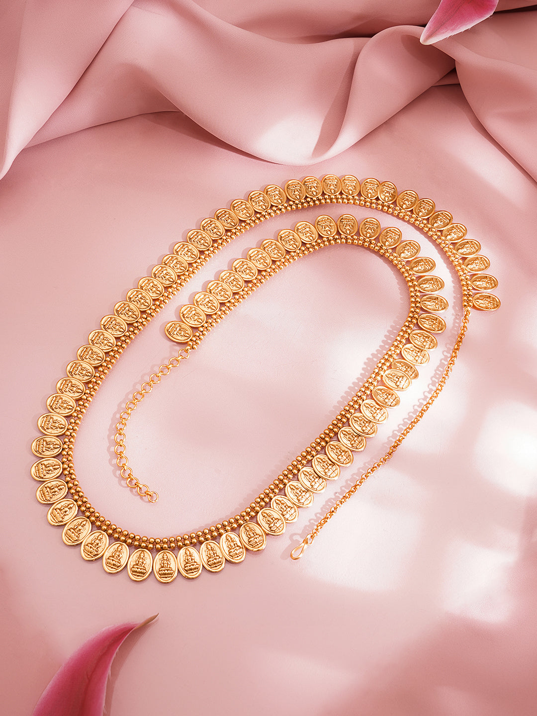 Gold Temple Coin Charm Waist Chain フリーサイズ