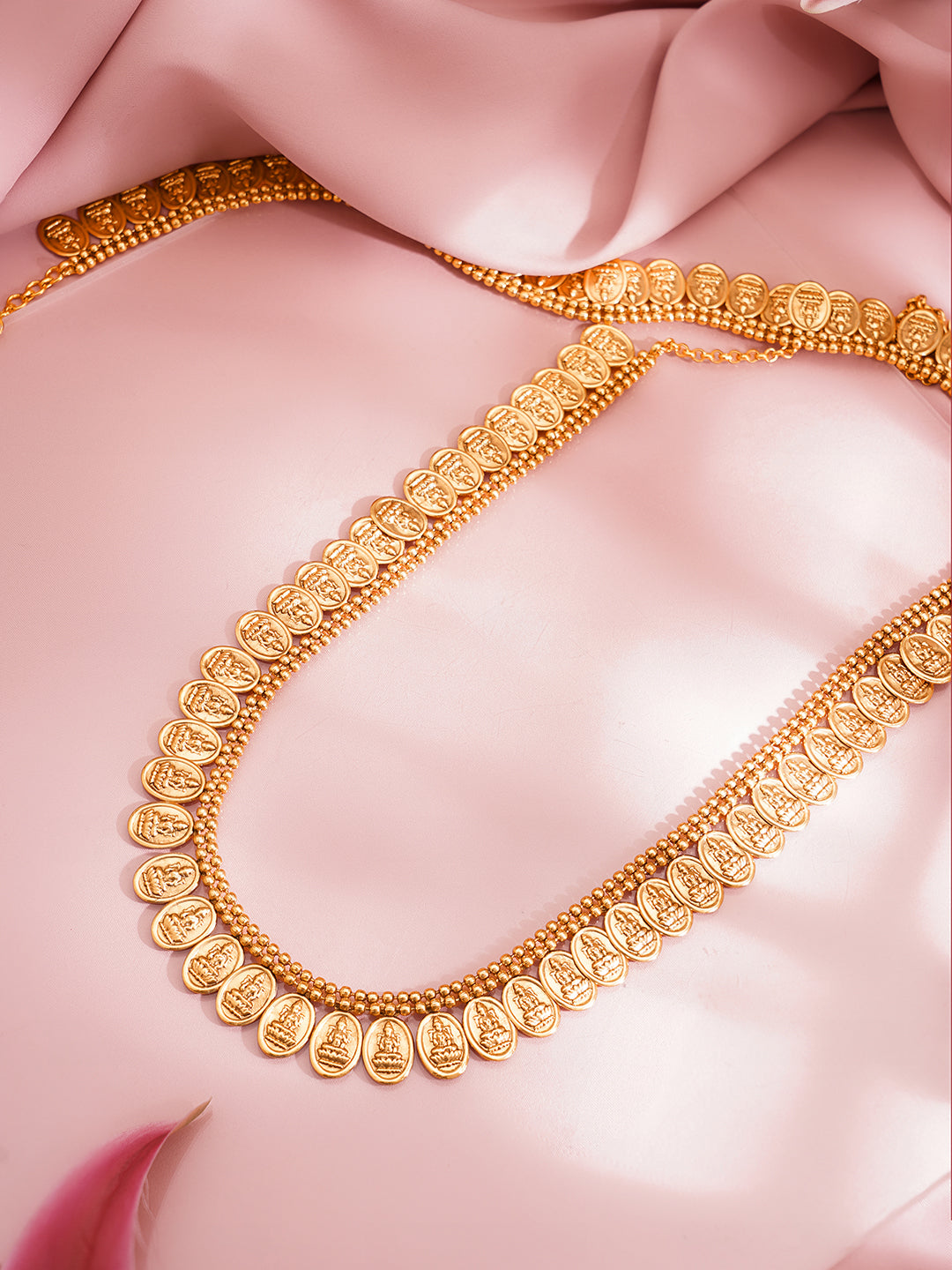 Gold Temple Coin Charm Waist Chain フリーサイズ