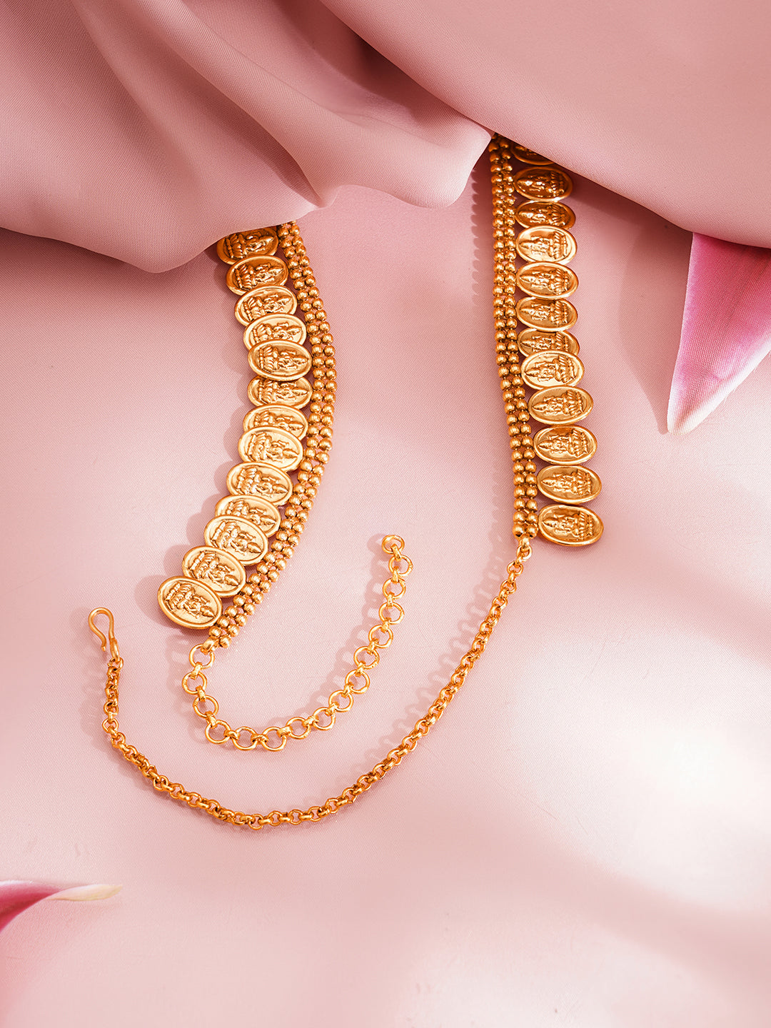 Gold Temple Coin Charm Waist Chain フリーサイズ