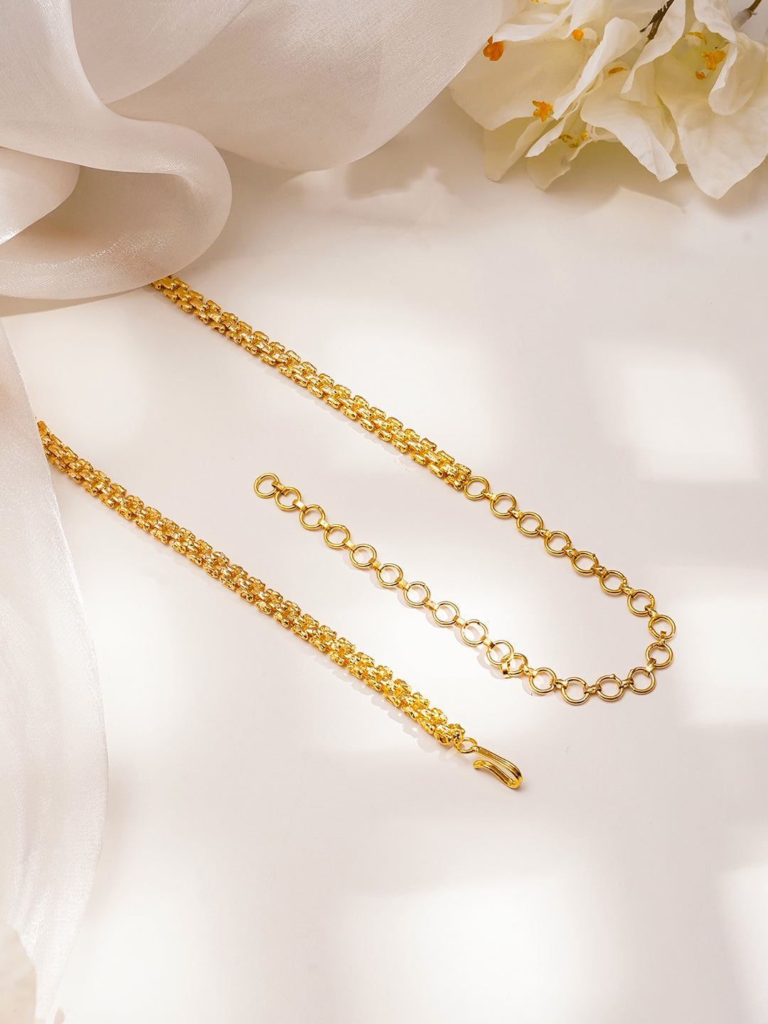 Infinity Glow Cubic Zirconia Waist Chain フリーサイズ