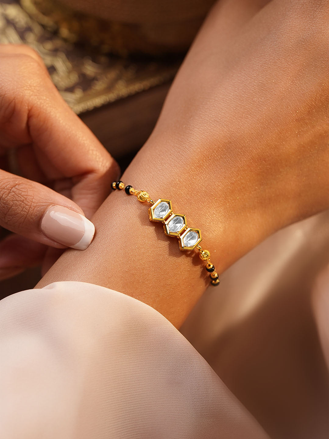 Graceful Everyday Mangalsutra Bracelet フリーサイズ