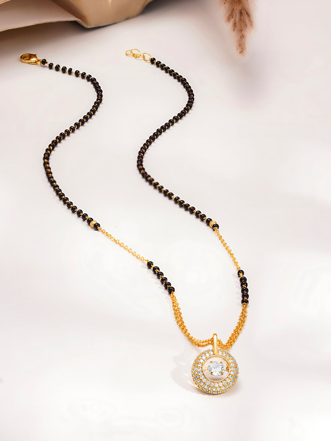 Classic Circle Mangalsutra Necklace フリーサイズ