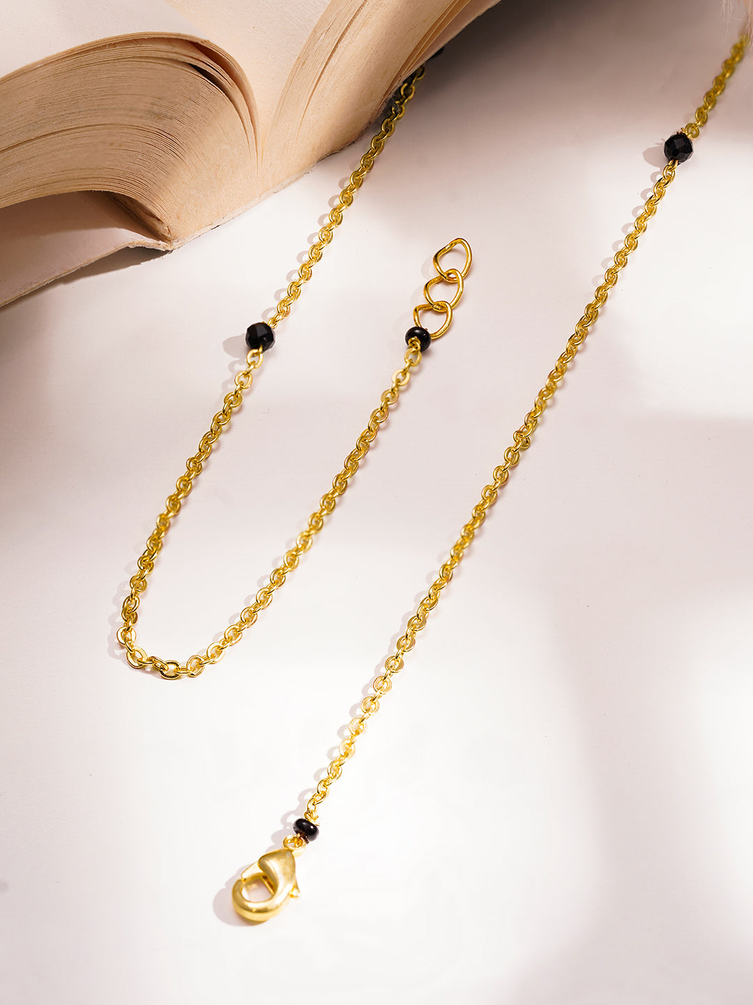 Everyday Emerald Dual Drop Mangalsutra フリーサイズ