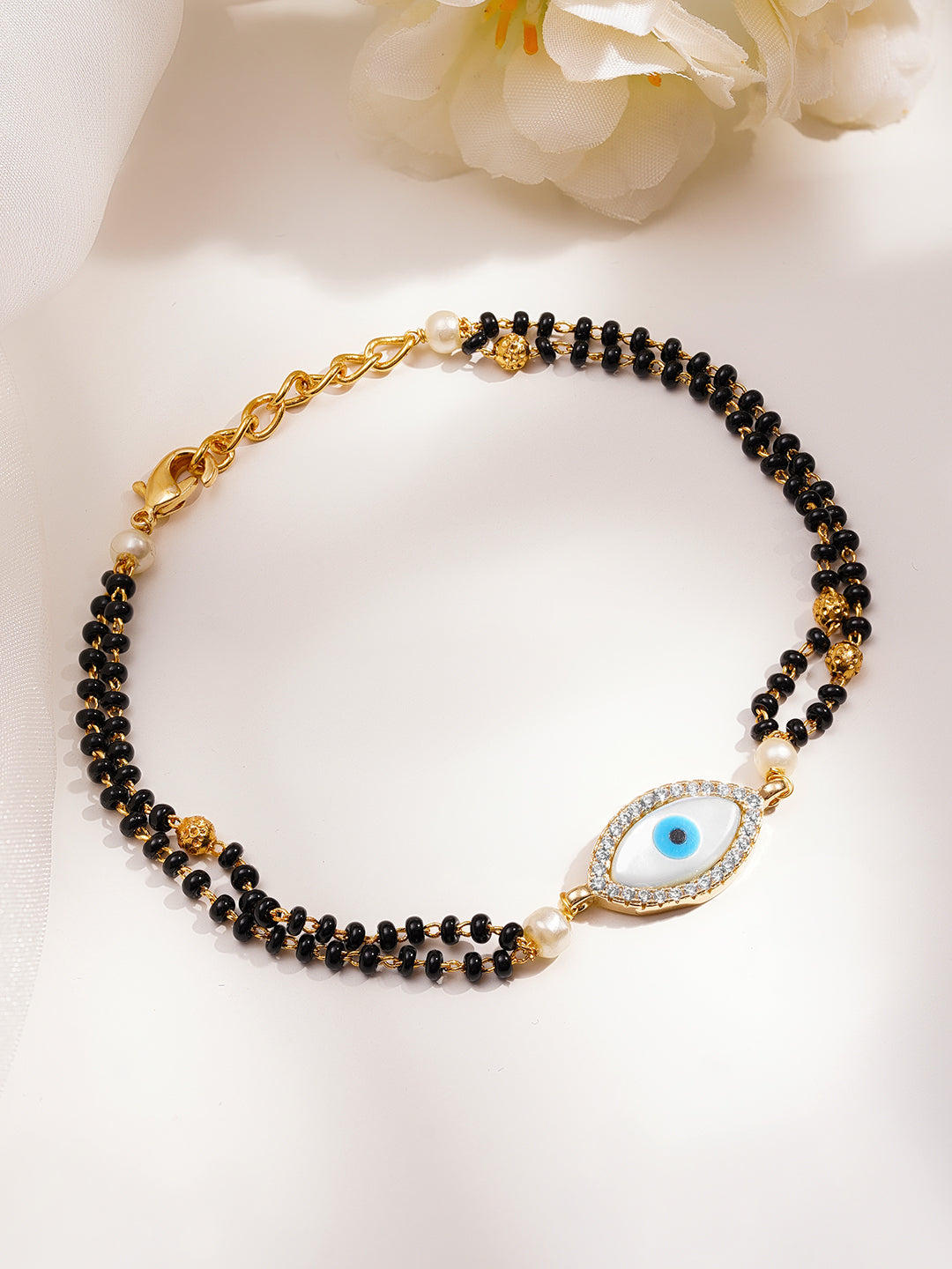 Gifting Ready Evil Eye Mangalsutra Bracelet フリーサイズ
