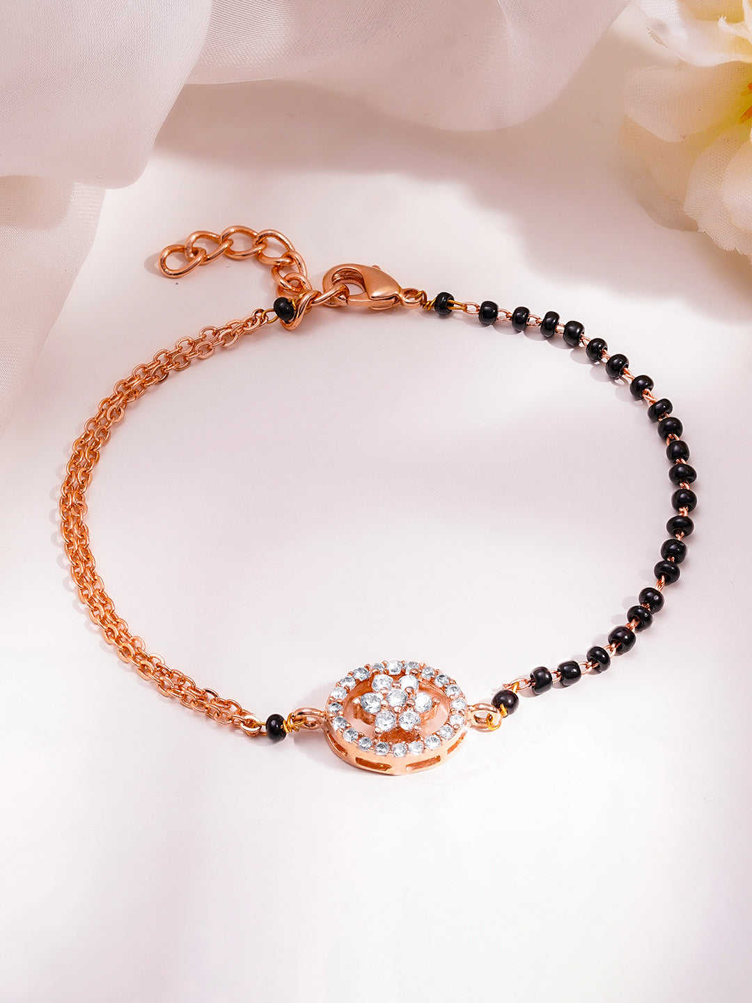 Daily Shine American Diamond Mangalsutra Bracelet フリーサイズ