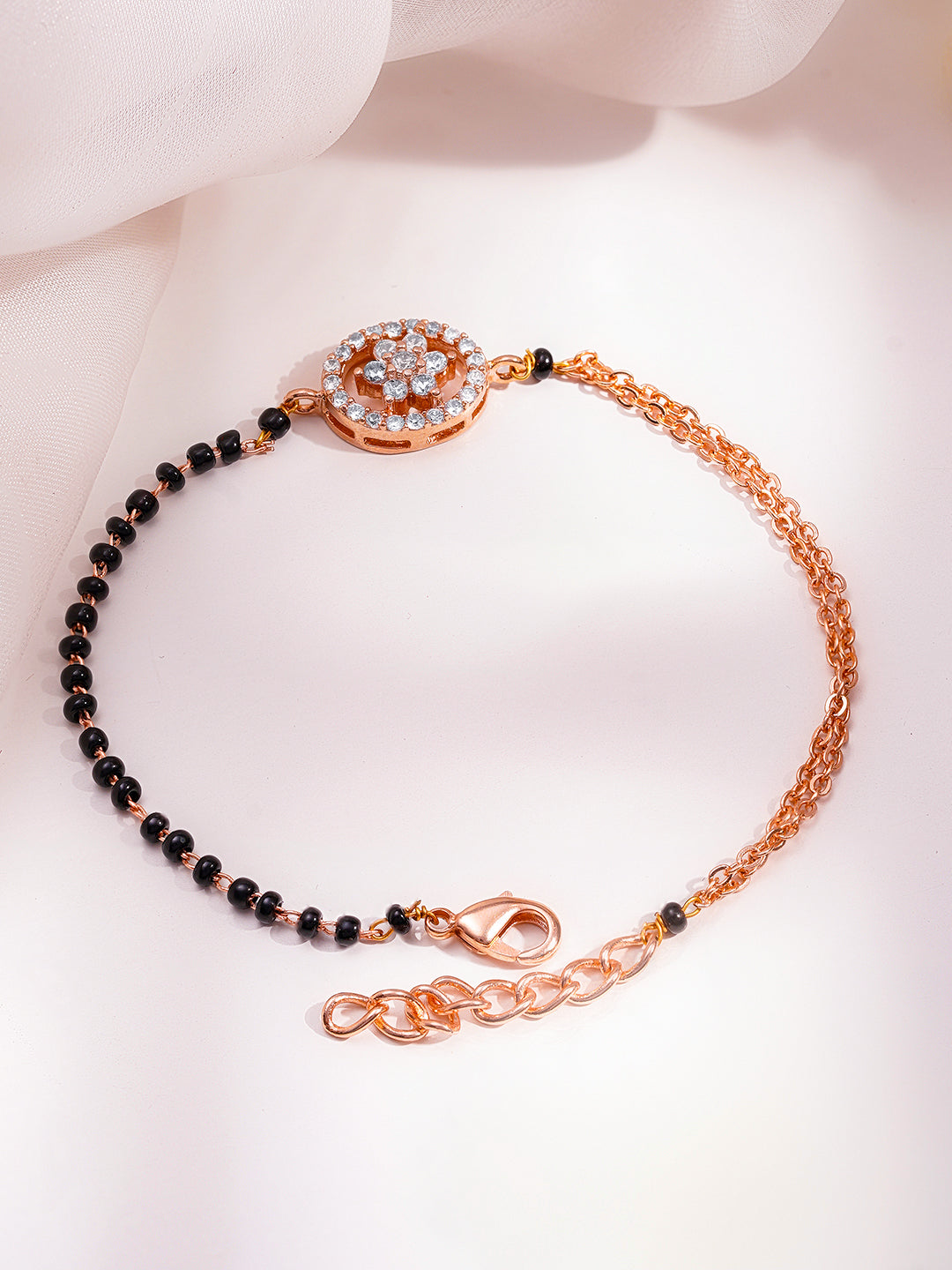 Daily Shine American Diamond Mangalsutra Bracelet フリーサイズ