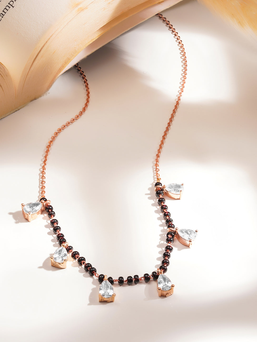 Minimal Charm American Diamond Mangalsutra フリーサイズ